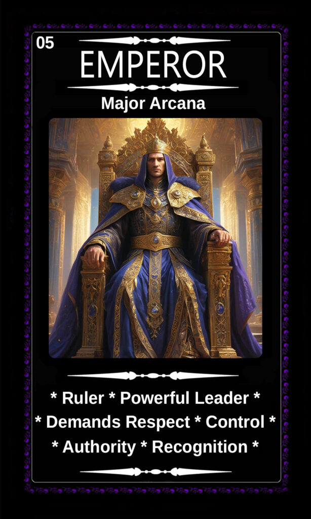 Mythical Tarot Card Deck For Sale - Emperor - Major Arcana