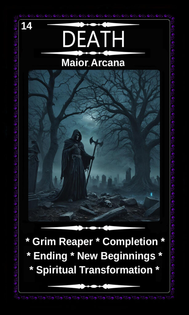 Mythical Tarot Card Deck For Sale - Death - Major Arcana