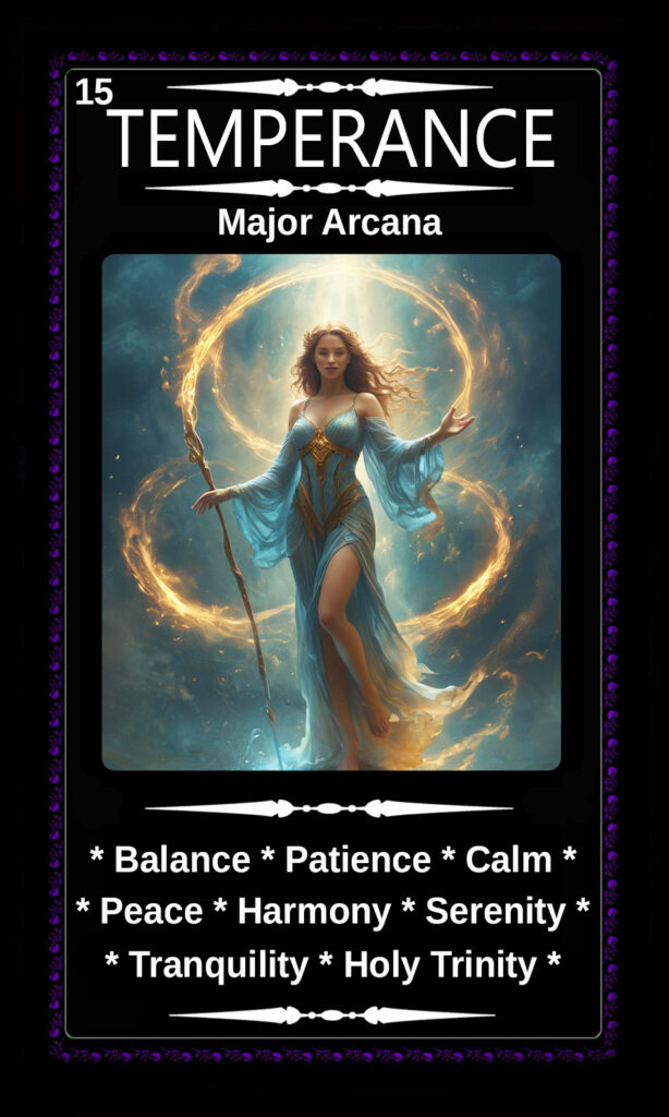 Mythical Tarot Card Deck For Sale - Temperance - Major Arcana