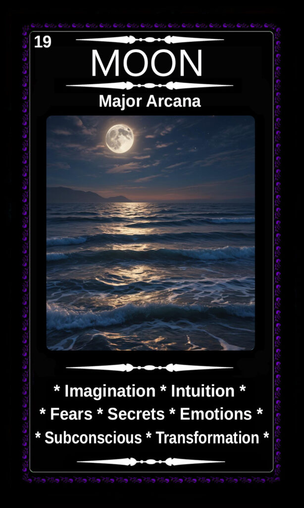 Mythical Tarot Card Decks For Sale - Moon - Major Arcana