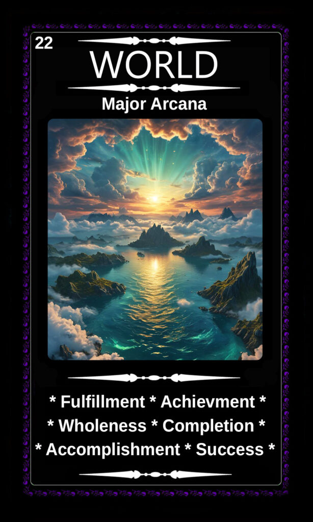 Mythical Tarot Card Deck For Sale - World - Major Arcana