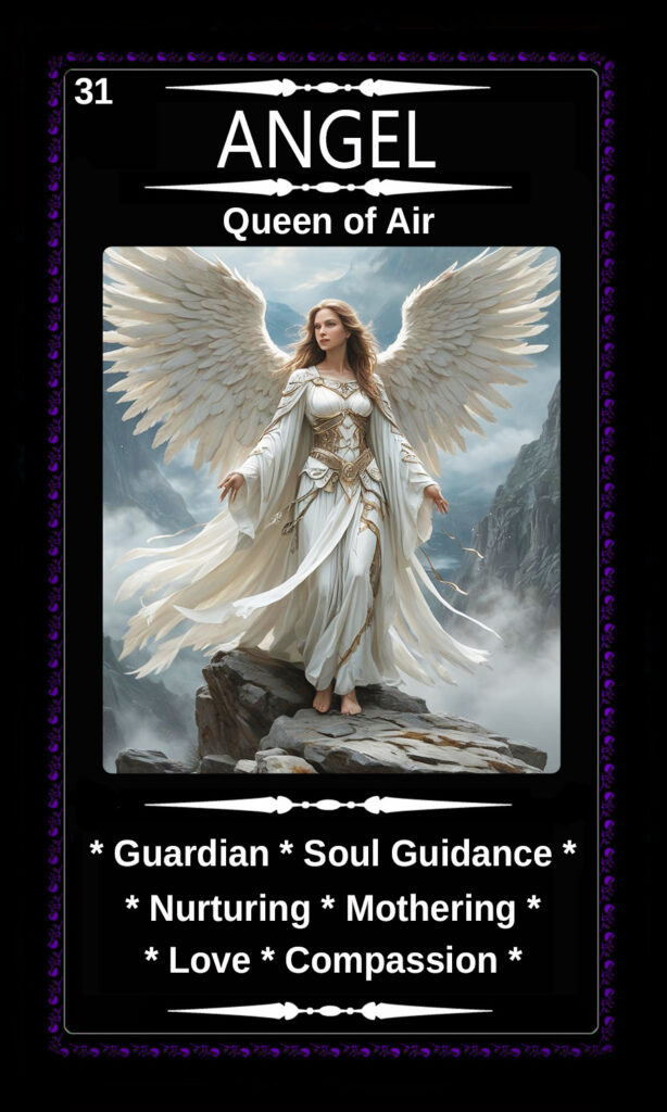 Mythical Oracle Card Deck For Sale - Angel - Queen of Air