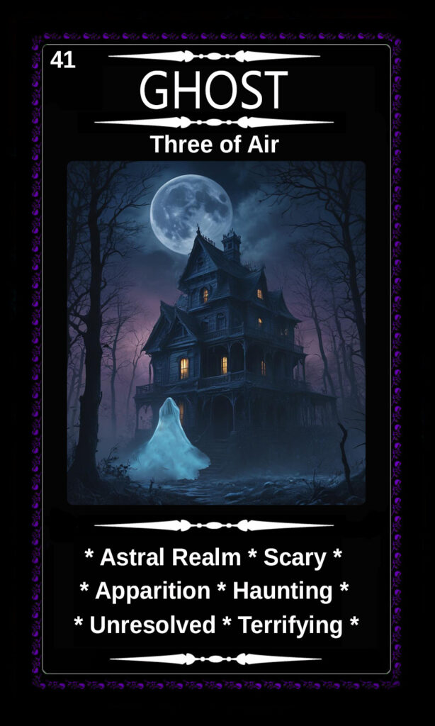 Mythical Oracle Card Decks For Sale - Ghost - Three of Air