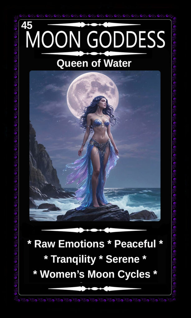 Mythical Oracle Card Decks For Sale - Moon Goddess - Queen of Water