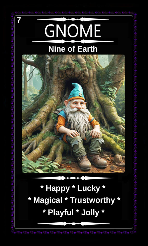 Mythical Oracle Card Decks For Sale - Gnome - Nine of Earth